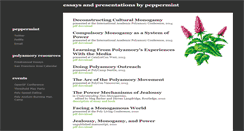 Desktop Screenshot of pepperminty.com